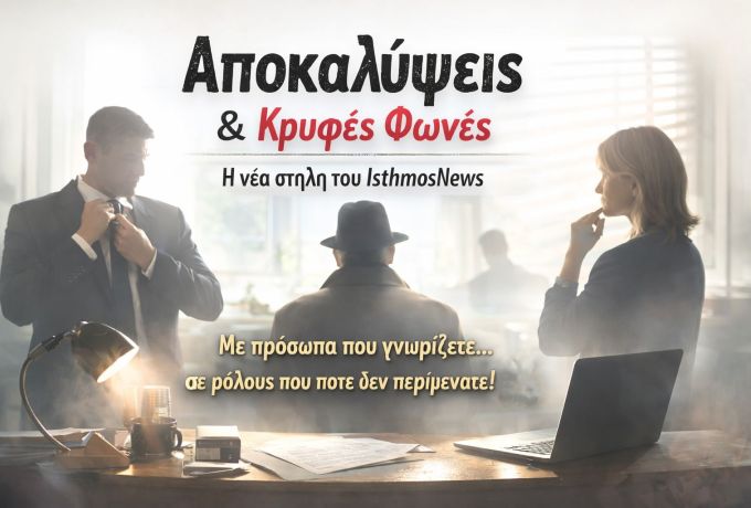 Αποκαλύψεις &amp; Κρυφές Φωνές – Η ΝΕΑ ΣΤΗΛΗ ΤΟΥ IsthmosNews